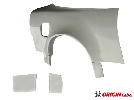 Origin Nissan 180sx 75mm Type 4  Rear Fenders  (Include Finishers- 4 piece total)