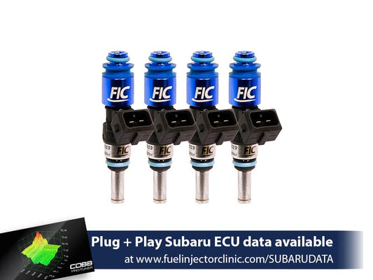 1200cc (Previously 1100cc) FIC Top-Feed Converted Subaru Sti ('04-'06) Legacy GT ('05-'06) Fuel Injector Clinic Injector Set (High-Z) (is176-1200h)