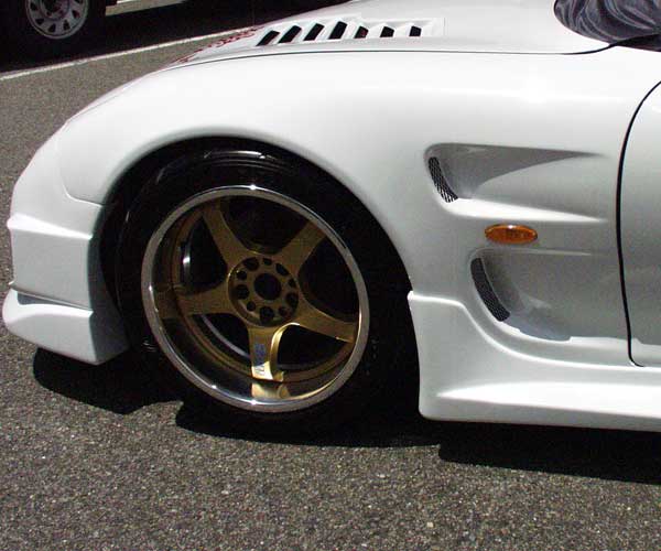 Charge Speed D-1 Style 20mm Wide Body Fenders - Mazda RX-7 FD