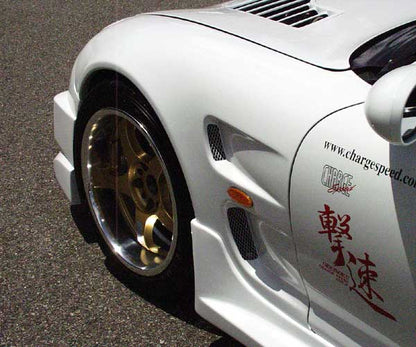 Charge Speed D-1 Style 20mm Wide Body Fenders - Mazda RX-7 FD