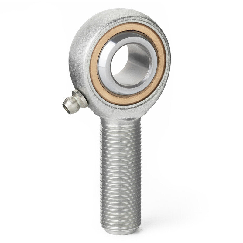 QA1 V Series 3-Pc Rod End - Male/Right Hand - 6mm Bore x M6x1.0 w/Zerk - Carbon Steel