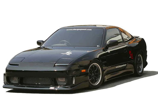 Charge Speed Flip-Light OEM Carbon Fiber Hood - Nissan 240SX S13