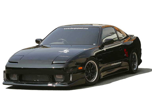 Charge Speed Flip Light Front Bumper: FRP - Nissan 240SX S13