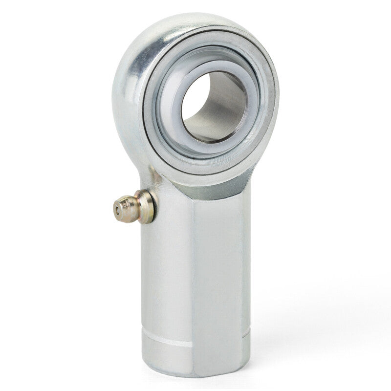 QA1 H Series 3-Pc Rod End - Female/Left Hand - .5in Bore x 1/2-20 w/Zerk - Alloy Steel