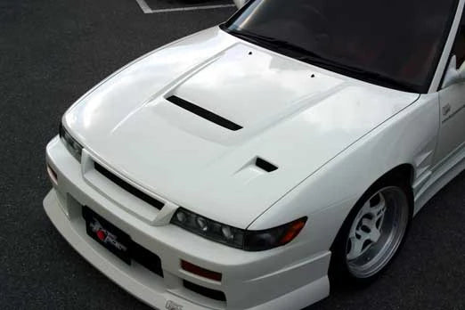 CHARGE SPEED 1989-1994 NISSAN 240SX SILVIA JDM VENTED HOOD FRP