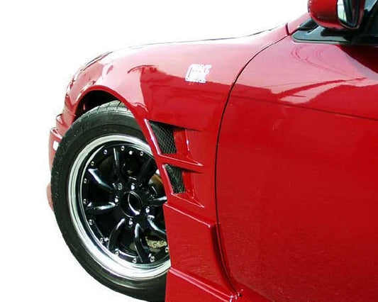 Charge Speed Kouki Front Fenders (Pair): FRP, 20mm Wide Body - Nissan 240SX S14