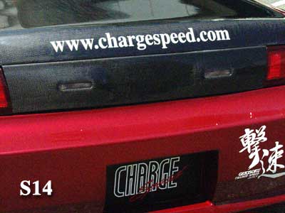 CHARGE SPEED 1995-1998 NISSAN 240SX S-14 ZENKI/ KOUKI TRUNK CARBON