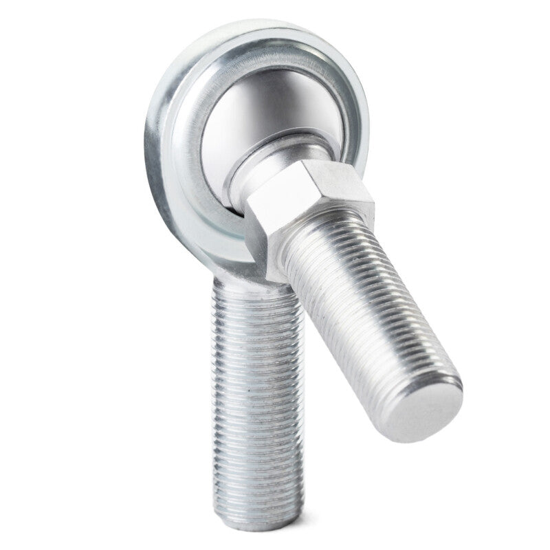QA1 C Series 2-Pc Rod End - Male/Right Hand - .3125in Bore x 3/8-24 w/Stud - Carbon Steel