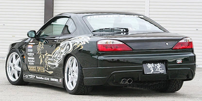 Charge Speed Rear Fenders (Pair): 30mm Wide Body, FRP Material - Nissan Silvia S15