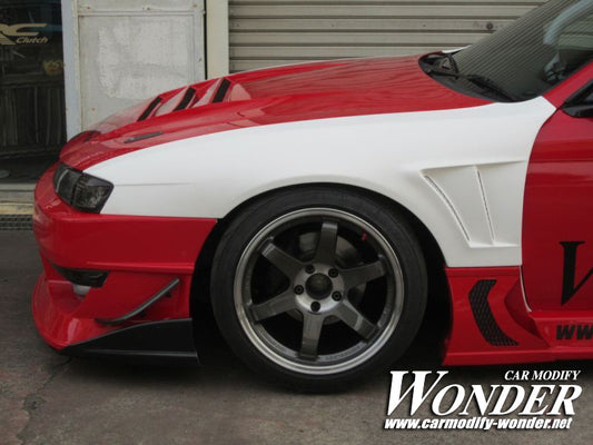 Car Modify Wonder Glare 50mm GT Front Fenders for Kouki (96-98 S14)