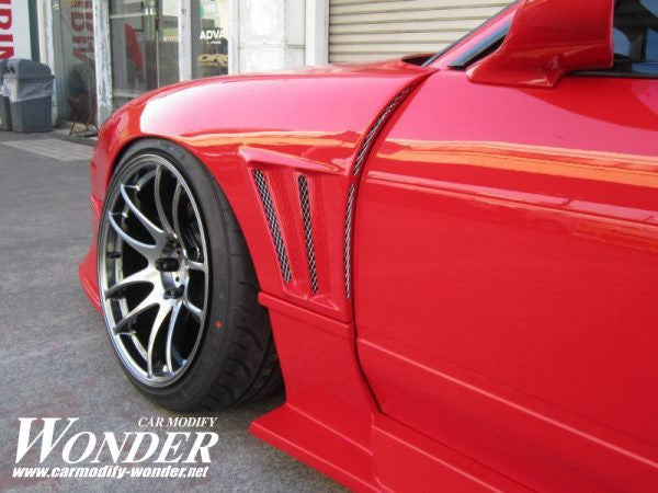 Car Modify Wonder GT Glare 30mm Front Fenders for 180SX (89-95 S13)