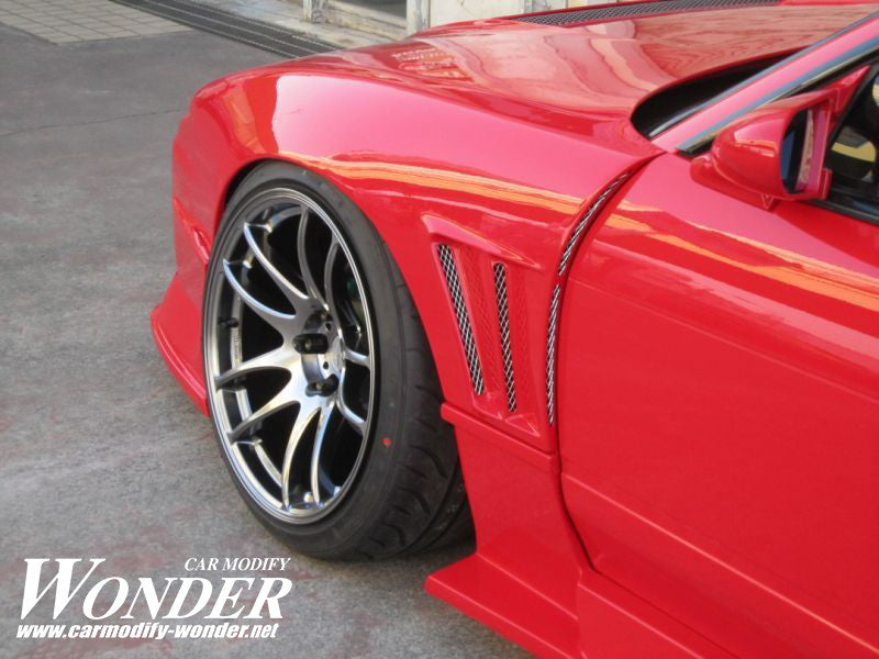 Car Modify Wonder GT Glare 30mm Front Fenders for 180SX (89-95 S13)