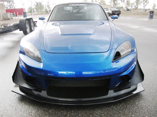 Voltex Race Front Bumper (3pc) Wet Carbon Fiber - Honda S2000 AP1 AP2