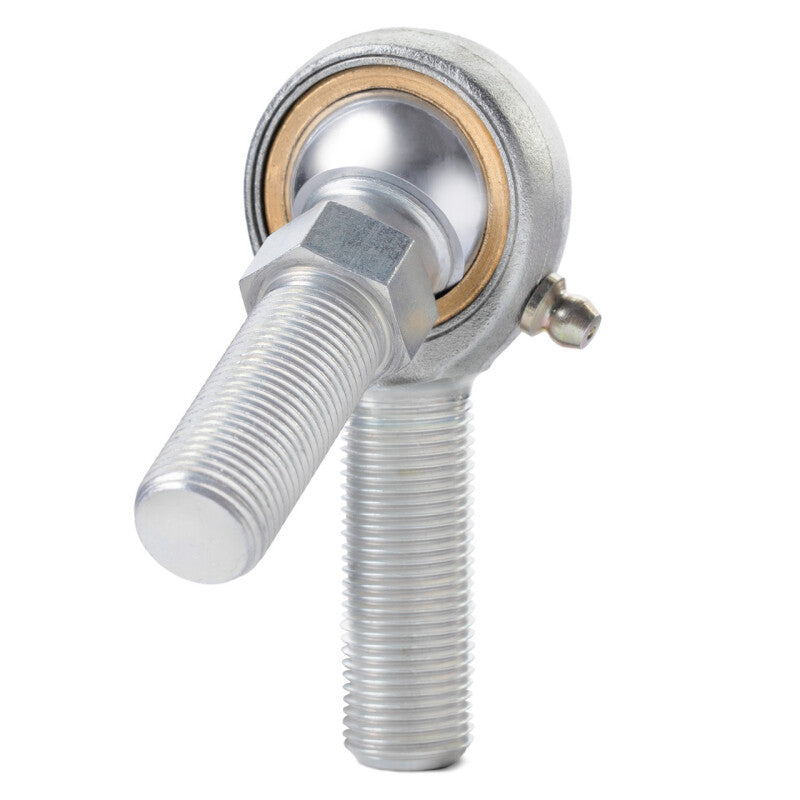 QA1 V Series 3-Pc Rod End - Male/Right Hand - 8mm Bore x M8x1.25 w/Stud & Zerk - Carbon Steel