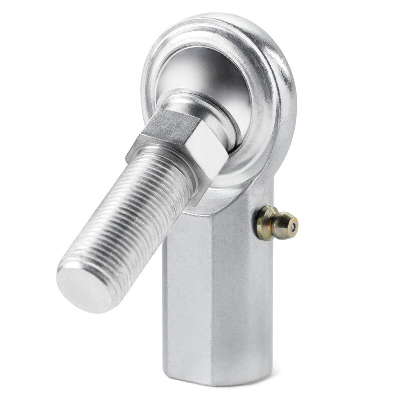 QA1 C Series 2-Pc Rod End - Female/Right Hand - .3125in Bore x 5/16-24 w/Stud & Zerk - Carbon Steel