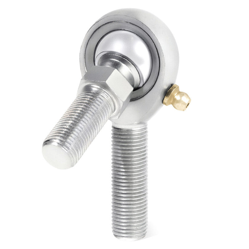 QA1 K Series 3-Pc Rod End - Male/Right Hand - .5in Bore x 5/8-18 w/Stud & Zerk - Carbon Steel