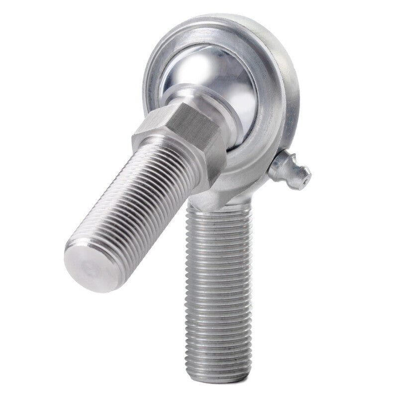 QA1 C Series 2-Pc Rod End - Male/Right Hand - .625in Bore x 5/8-18 w/Stud & Zerk - Carbon Steel