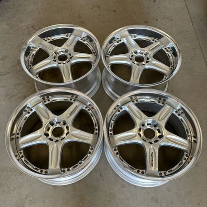 Volk GT-C 18x9+24 18x10+43 5x114.3 Set