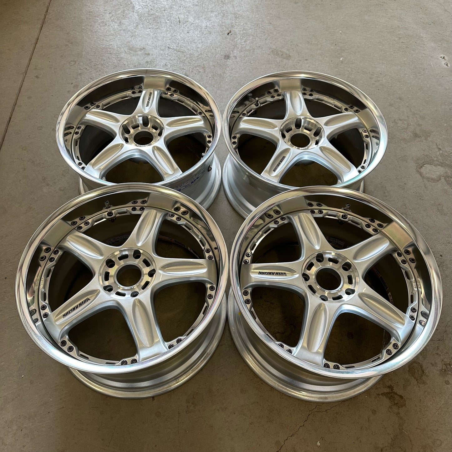 Volk GT-C 18x9+24 18x10+43 5x114.3 Set